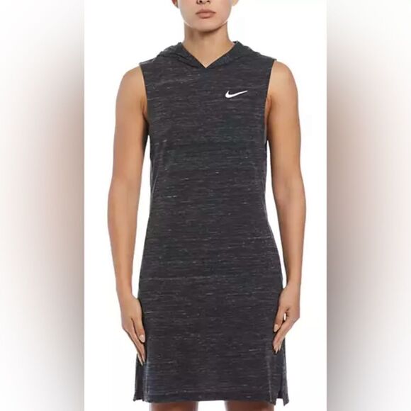 Nike Essential Sleeveless Hooded Swim Cover-Up Dress- Size XXL - Picture 1 of 9